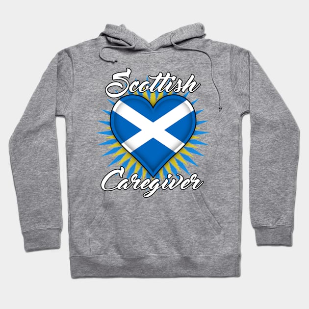 Scottish Caregiver (white font) Hoodie by WCN Store